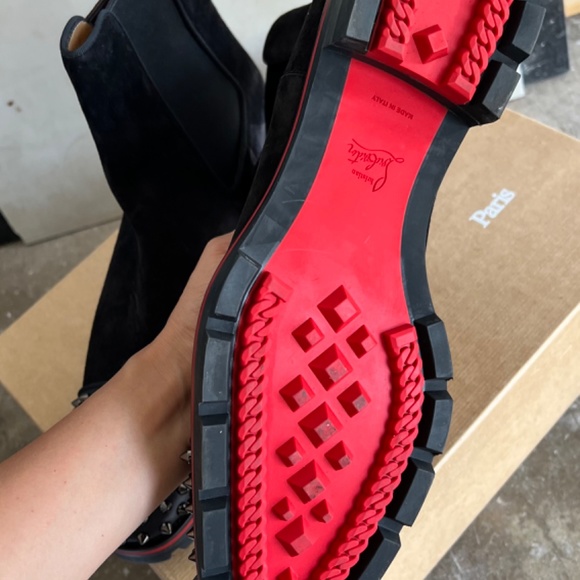 Christian Louboutin Men’s Melon Spikes Flat